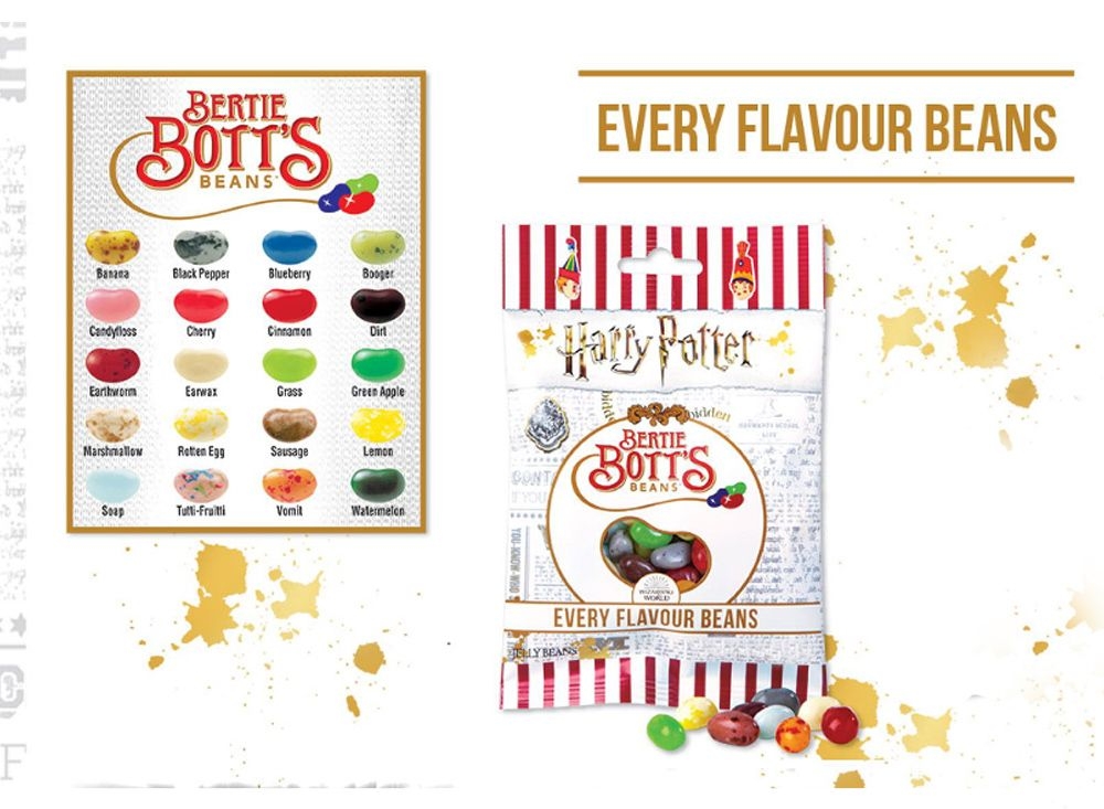 Bertie Botts Every Flavor Beans Necklace Harry Potter