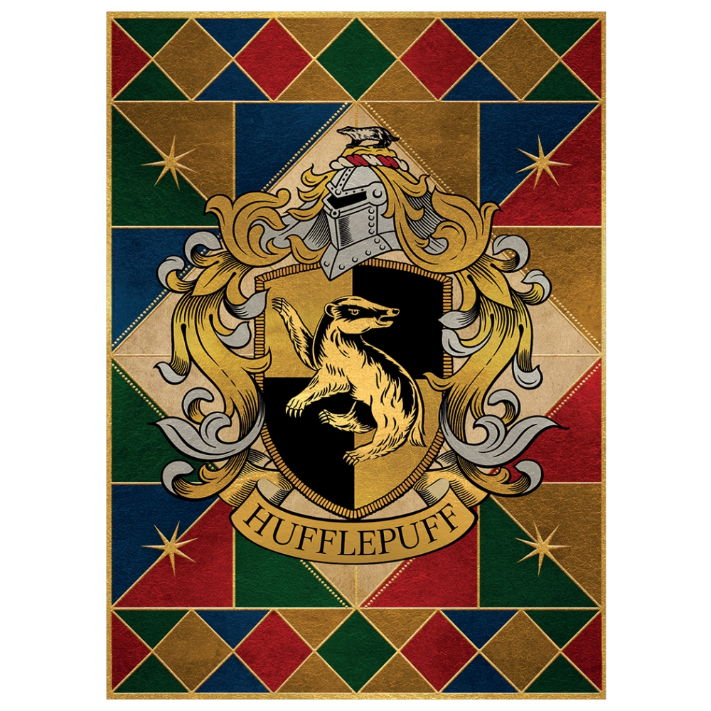 Harry Potter Hufflepuff Crest Small Tin Sign 