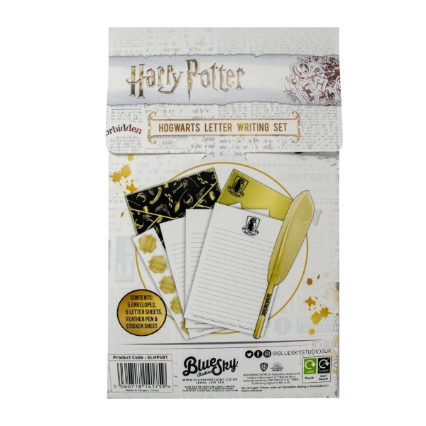 Bluesky Penna Harry Potter Letter Writing Set Feather Multicolor