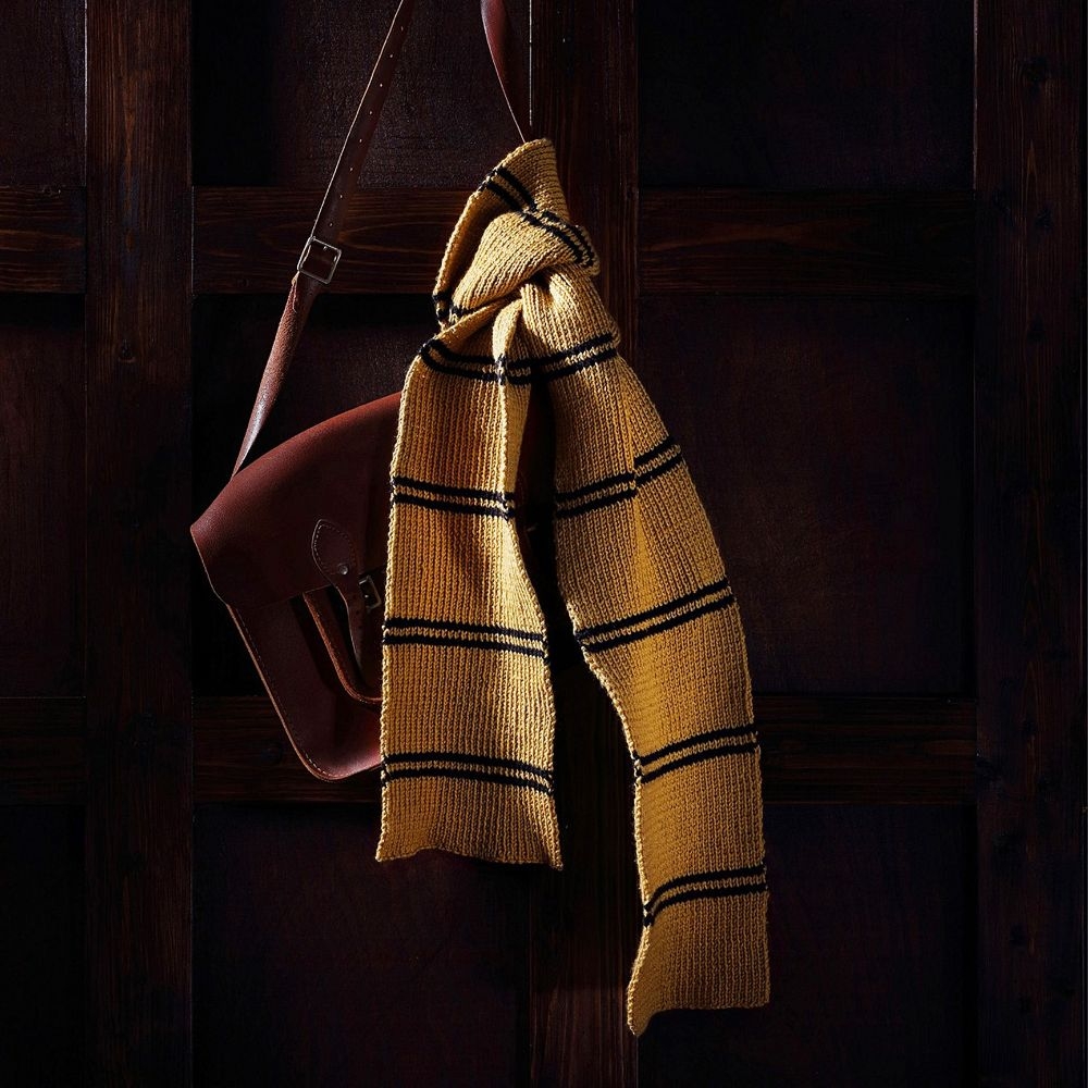 Harry Potter Knitting Kit Hufflepuff Scarf The Shop That Must Not
