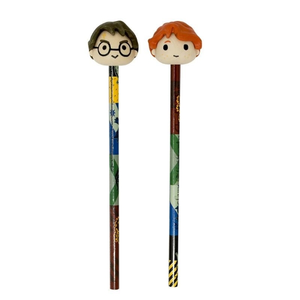 Harry Potter Ilustrated Hogwarts Crest Eraser Set of 2 