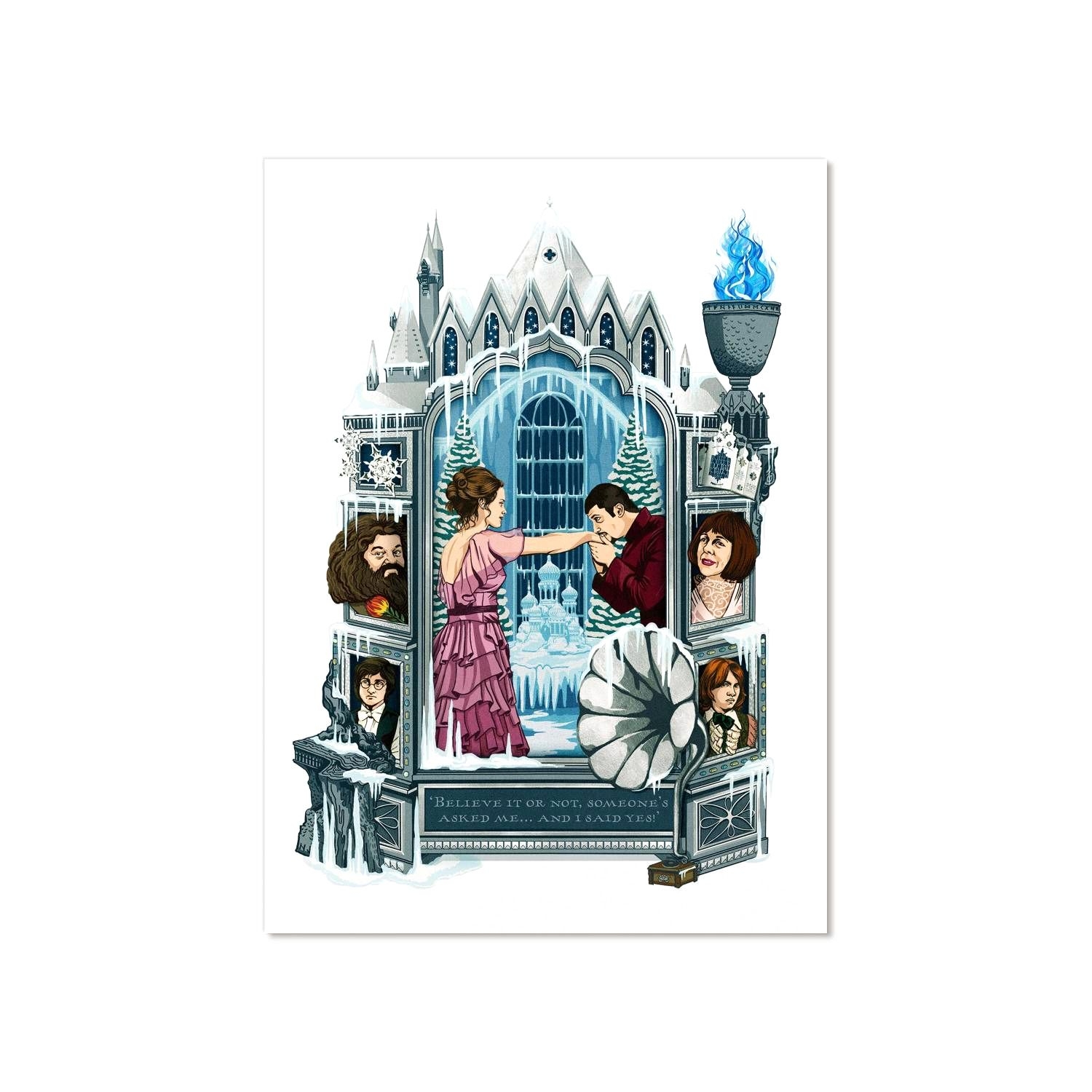 Postcard by Minalima - Believe it or Not, Harry Potter Stationery