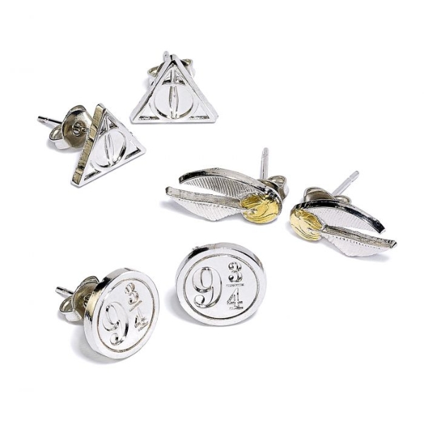 Harry Potter Hogwarts Symbols Fashion Earrings, Earrings For Women Set -  Walmart.com